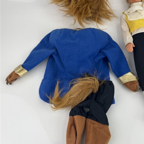 1991 Mattel Prince Adam Beauty & The Beast Doll with Mask Walt Disney - Picture 9 of 10